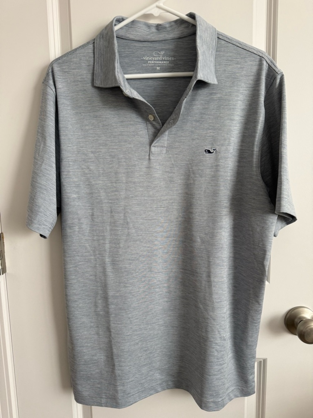 Vineyard Vines Men’s Light Gray Performance Polo